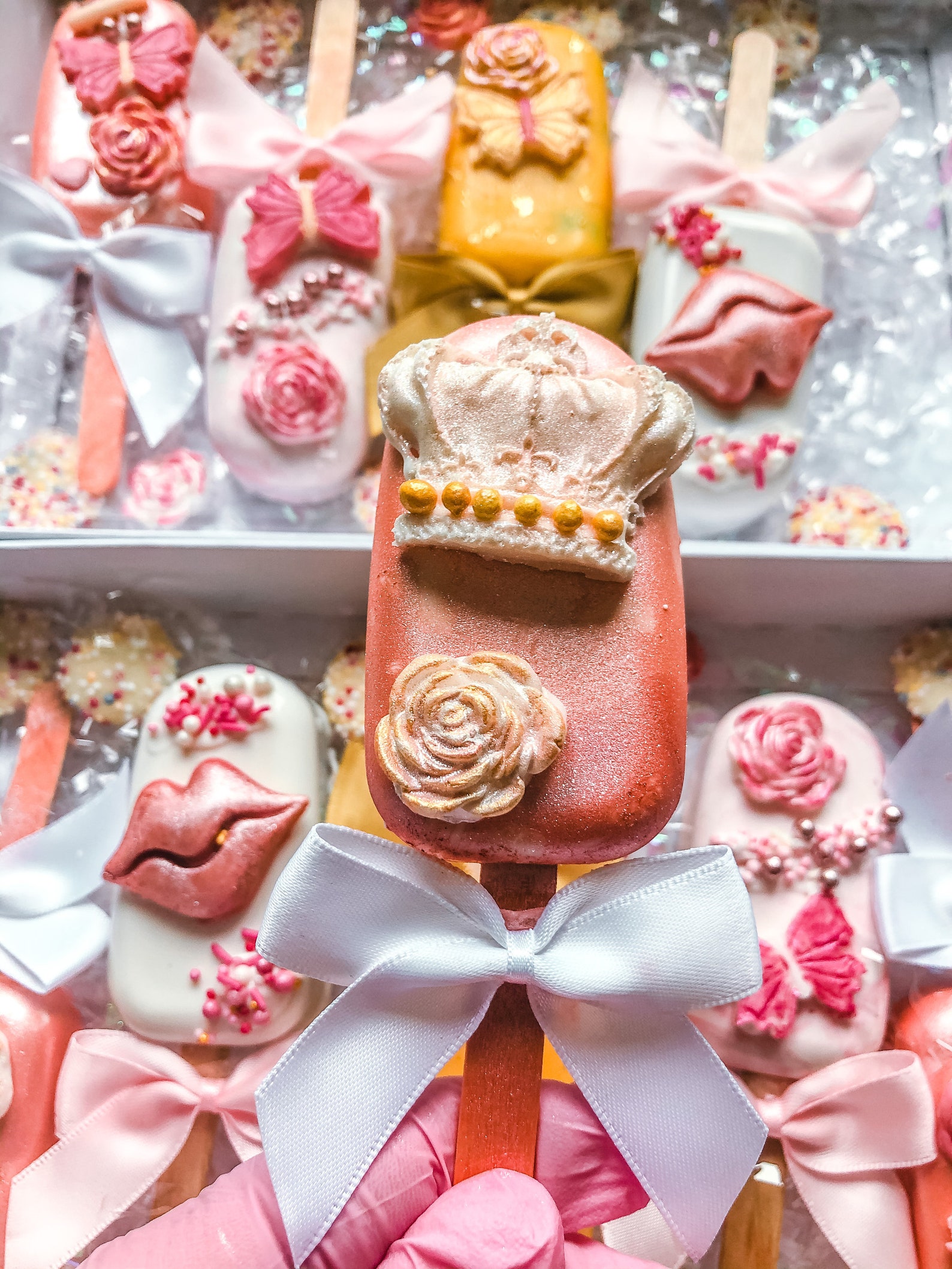 Birthday Treat Box Cakesicles Treat box Letterbox Etsy