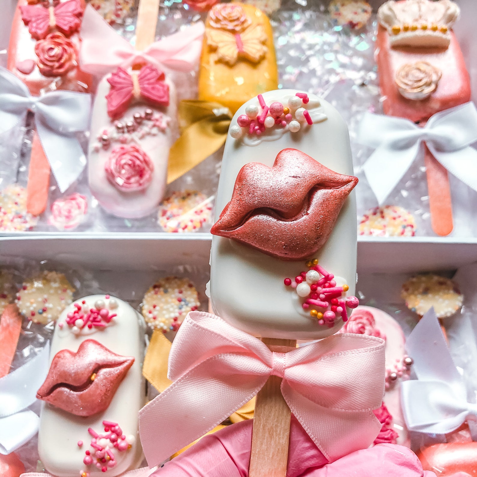 Birthday Treat Box Cakesicles Treat box Letterbox Etsy