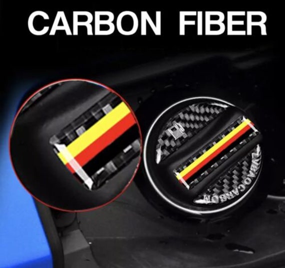 Kaufe Carbon-Faser-Tankdeckel-Abdeckung, dekorativer Aufkleber für
