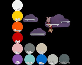 Wolken-3er-Set passend für Tonie Figuren Tonies Toniebox - Verschiedene Farben