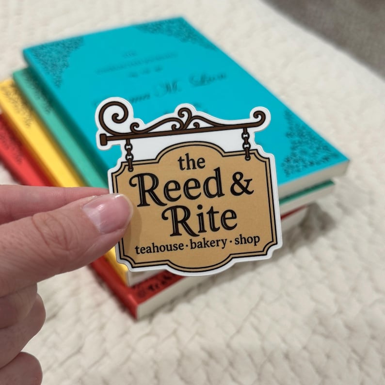 The Reed And Rite The Reed and Rite Hanging Sign Sticker - Etsy