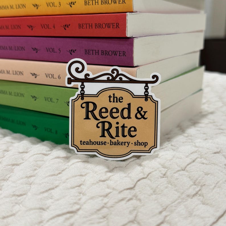 The Reed And Rite The Reed and Rite Hanging Sign Sticker - Etsy