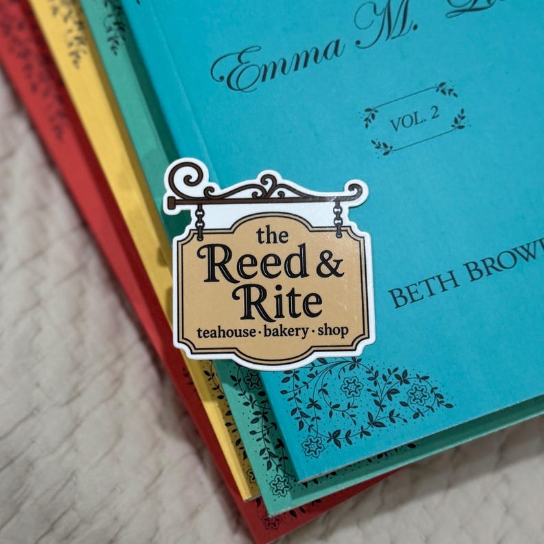 The Reed And Rite The Reed and Rite Hanging Sign Sticker - Etsy