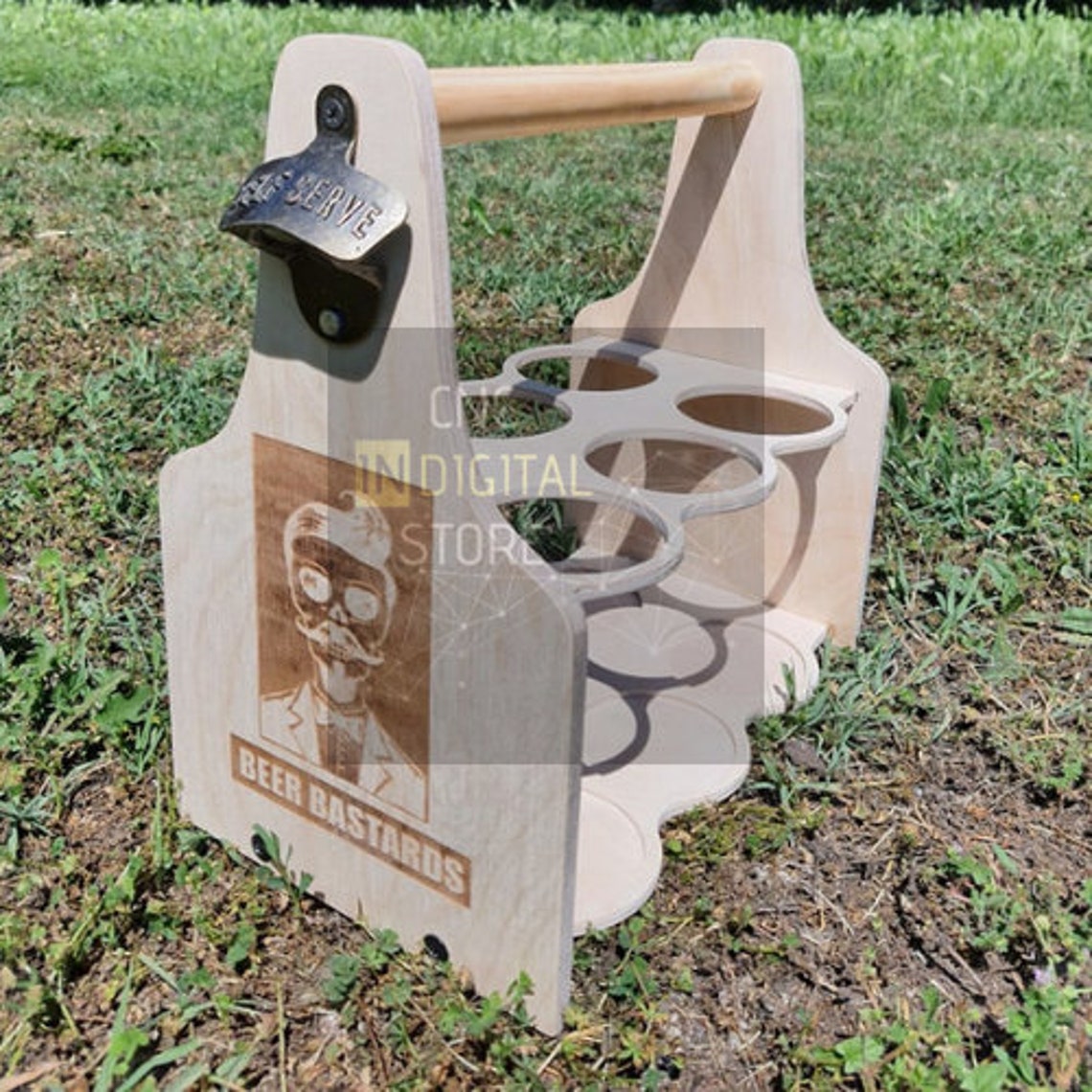 Beer Caddy Svg/dxf/ai GCODE CNC Plans Etsy