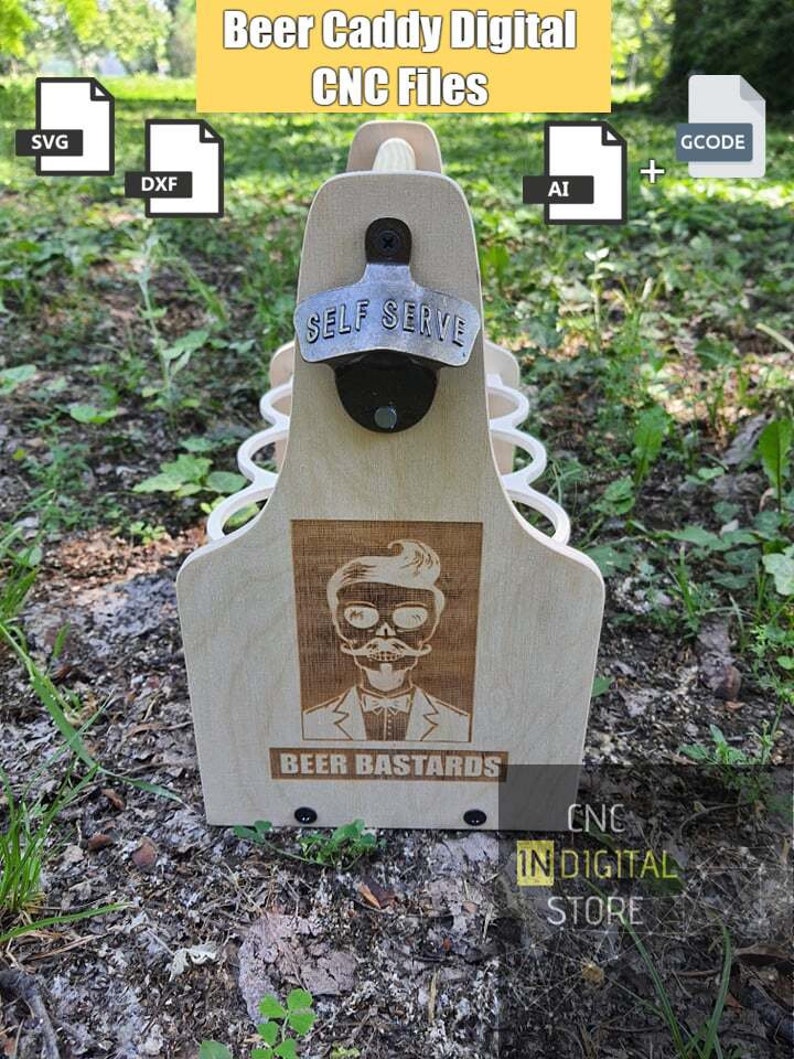 Beer Caddy Svg/dxf/ai GCODE CNC Plans Etsy