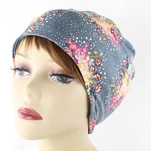 The Rosette CareKap Head Covering Head Scarves Hair Wrap .Easy On Beanie Mitpachat Tichel Hijab Modesty Head Scarf Chemo Alopecia Cap