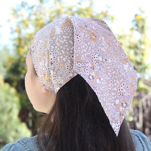 Kerchiefs Adjustable  Hair Bandana Women's Headcover Headscarf Triangle Head Scarf Bandana Women's Hair Accessories