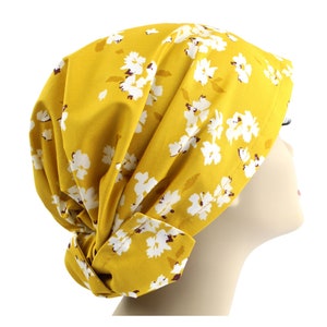 Honey Floral Boho Floral Women&#39;s Luxury Hair Scarf | Head Wrap | Chemo Scarf | Tichel Mitpachat Head Covering |  | Hijab Turban by CareKaps