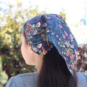 Kerchiefs Adjustable  Hair Bandana Women's Headcover Headscarf Triangle Head Scarf Bandana Women's Hair Accessories