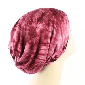 Tie Dye Jersey Bamboo  Rosette CareKap Head Covering Head Scarves Hair Wrap Beanie Mitpachat Tichel Hijab Modesty Head Scarf Chemo Alopecia