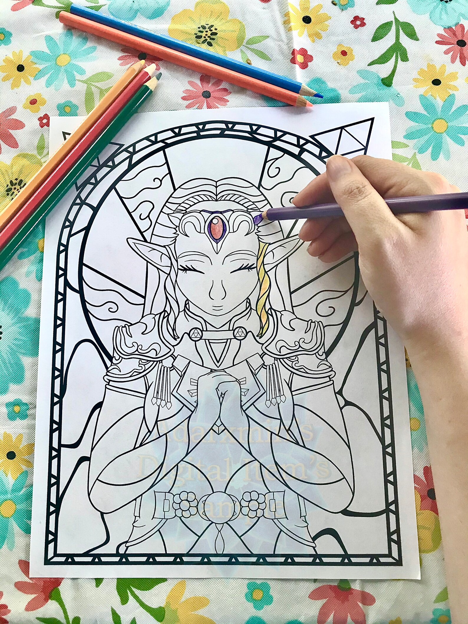 The Legend of Zelda for Kids and Adults, 12 Coloring Pages for Instant ...