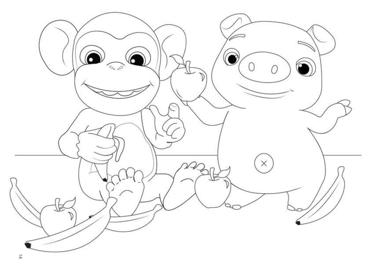 Cocomelon Animals Coloring Pages Etsy