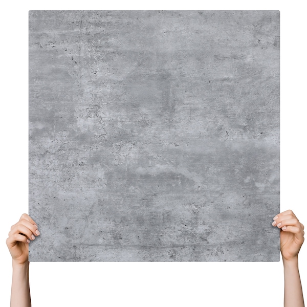 Light Gray Cement Photo Backdrop Board for Flat Lay Waterproof | Cement Photography Backdrop Boards, Light Gray Cement Photo Backdrop