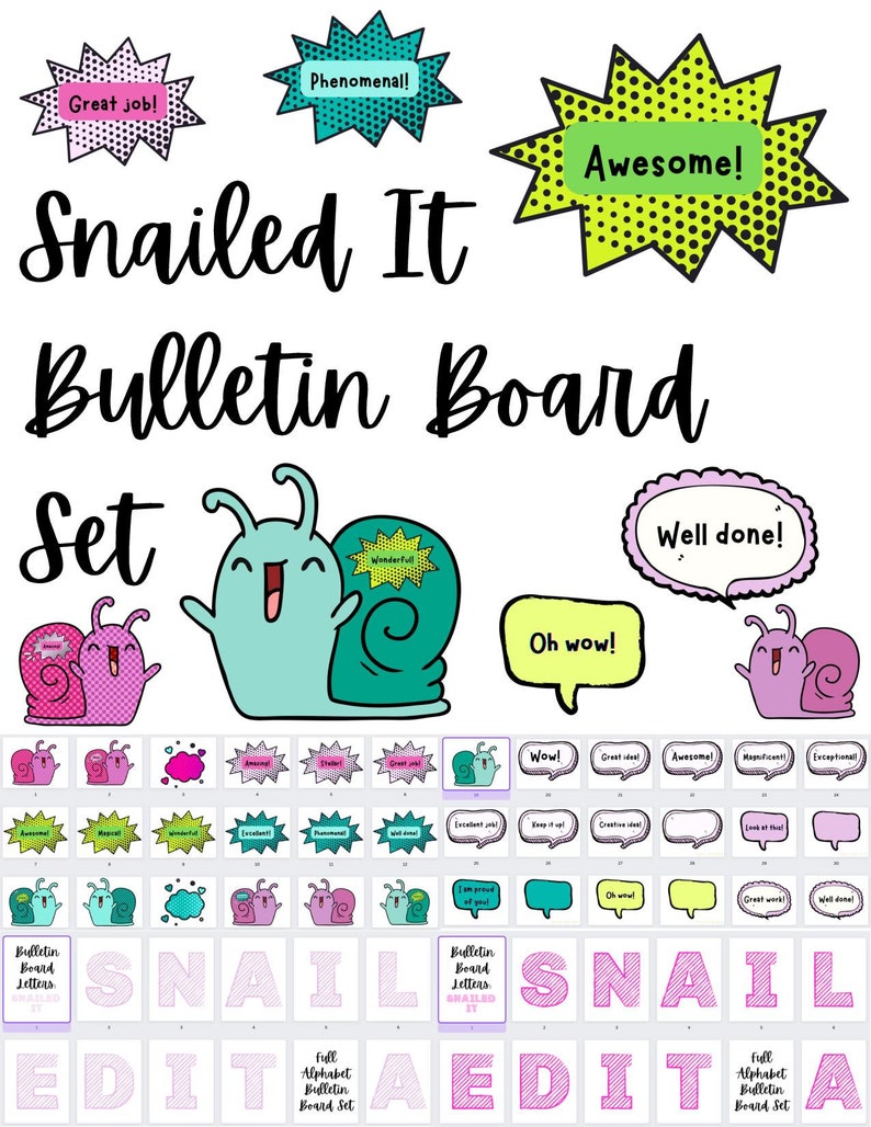 Classroom Bulletin Board, Bulletin Board Kit, Elementary Bulletin Board