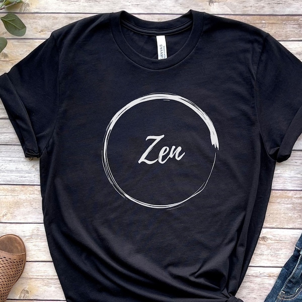 Zen T-shirt, Zen shirt, Yoga shirt, Meditation shirt Zen designs, Zen shirt for women, Zen shirt for men, Good vibes t-shirt, Womens t-shirt