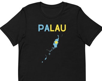 Palau T-shirt,Palau Tee,Palau Flag,Palau Gift,Palau Gifts,Palauan Birthday,Palau Flag Map,Palauan Gifts,Republic of Palau,Moving Away Gift,