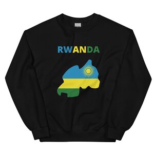 RWANDA Sweatshirt,Rwanda Gift,Rwanda Flag Map,Rwanda Gifts,Rwanda Birthday,Rwanda Roots,Rwanda Women,Rwanda Holiday,Rwanda Trip,Rwanda Flag