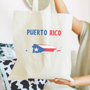 Puerto Rico Tote Bag, Puerto Rico Gifts, Puerto Rican Pride, Boricua Souvenir, Puerto Rico Decor, Puerto Rican Heritage, Caribbean Vibes,