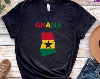 GHANA T-shirt,Ghana Gift,Ghana Gifts,Ghana Flag Map,Ghana Holiday,Ghana Birthday,Ghanaian Heritage,Ghanaian Roots,African Roots,Ghana Map