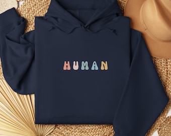 Human Hoodie, Mental Health Hoodie, Mental Health Awareness, Anxiety Hoodie, Women Mental Health, Women Inspirational Hoodie