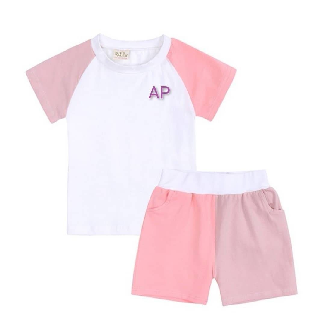 Children's Personalised Shorts and Tshirt Sets Etsy UK