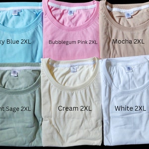 2XL Unisex T-shirts