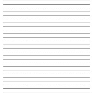 K&ouml;nnte beinhalten: Leeres, liniertes Papier mit einer gestrichelten Linie zwischen jeder Zeile.
