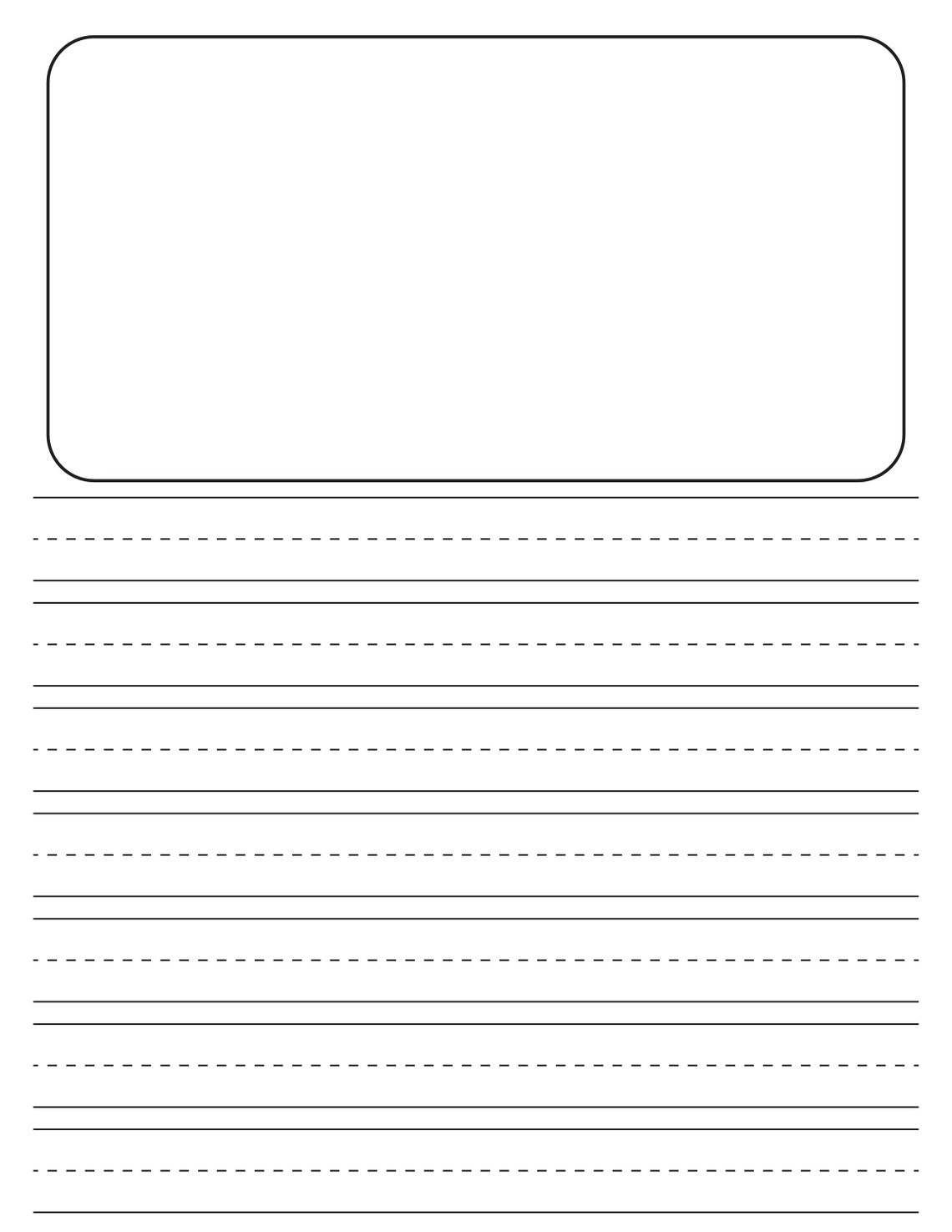School Worksheet, Draw and Write Template Practice Paper, Preschool School Worksheet, Draw and Write Template Practice Paper, Preschool