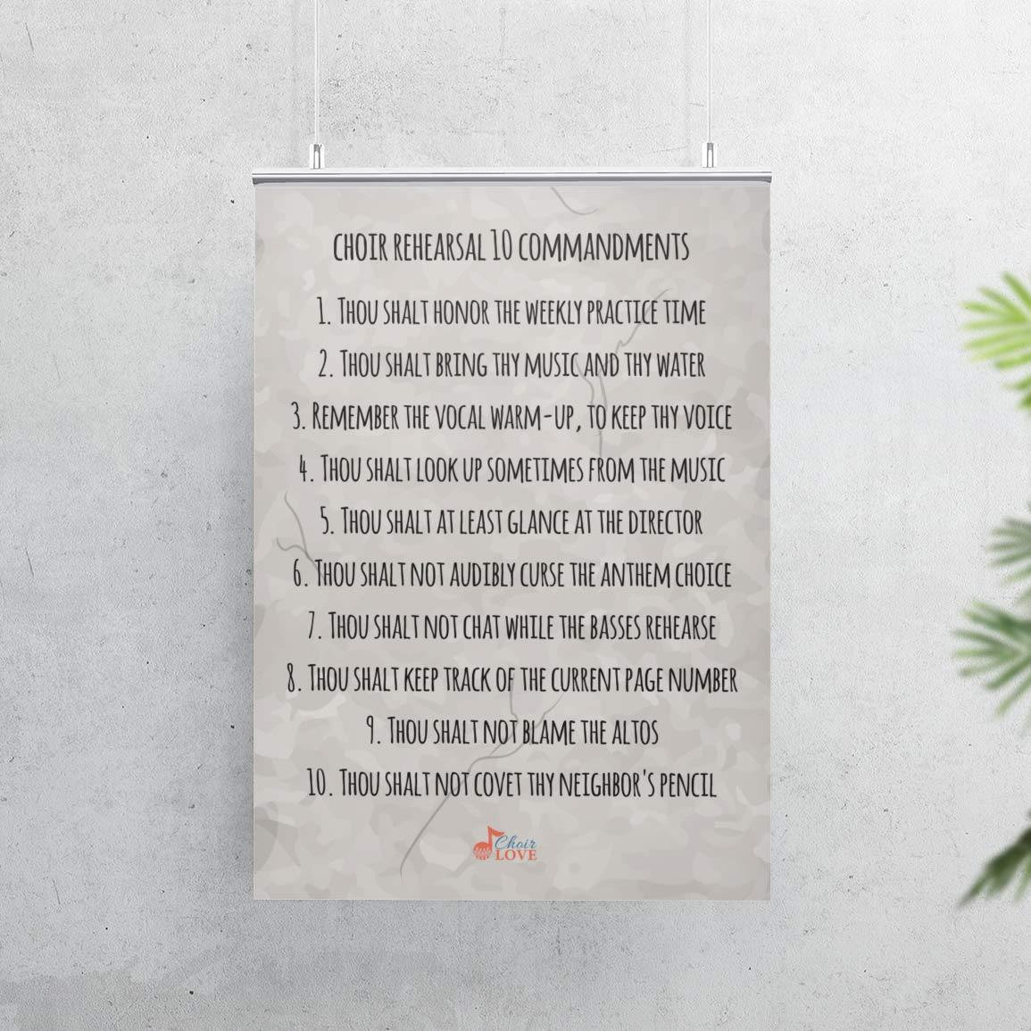 Music Gift, Gifts for Singer, Choir, Musical Theatre, Music Poster ...