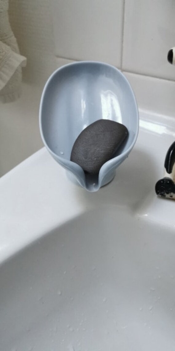 Porte-Savon à Ventouse Pour La Cuisine Accessoires de Salle Bain Plateau Éponge en Plastique Objet P