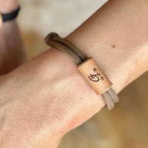 Partner bracelet personalized man sailing rope gift idea girlfriend jewelry custom laser letter date couple bracelet Christmas