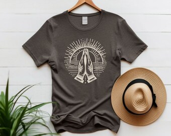 Namaste Symbol Shirt Yoga Boho T-Shirt Meditation Inhale Exhale Yogashirt Sonne