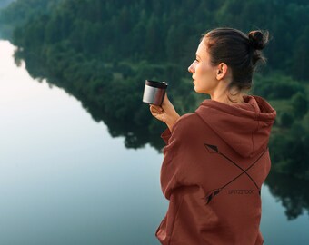 arrow pullover sweatshirt