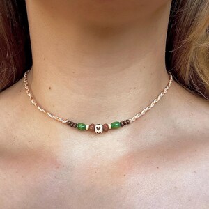 Boho Halskette Holzperlen Natürliche Materialien Einstellbare Länge Spiritueller Schmuck Meditation Halskette Umweltfreundlich Nachhaltige Mode Rustikaler Schmuck Erdige Töne Stammesinspiriert Handgemacht