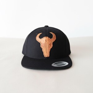 Cap with leather patch personalized gift idea for him leather patch as desired cap with leather patch