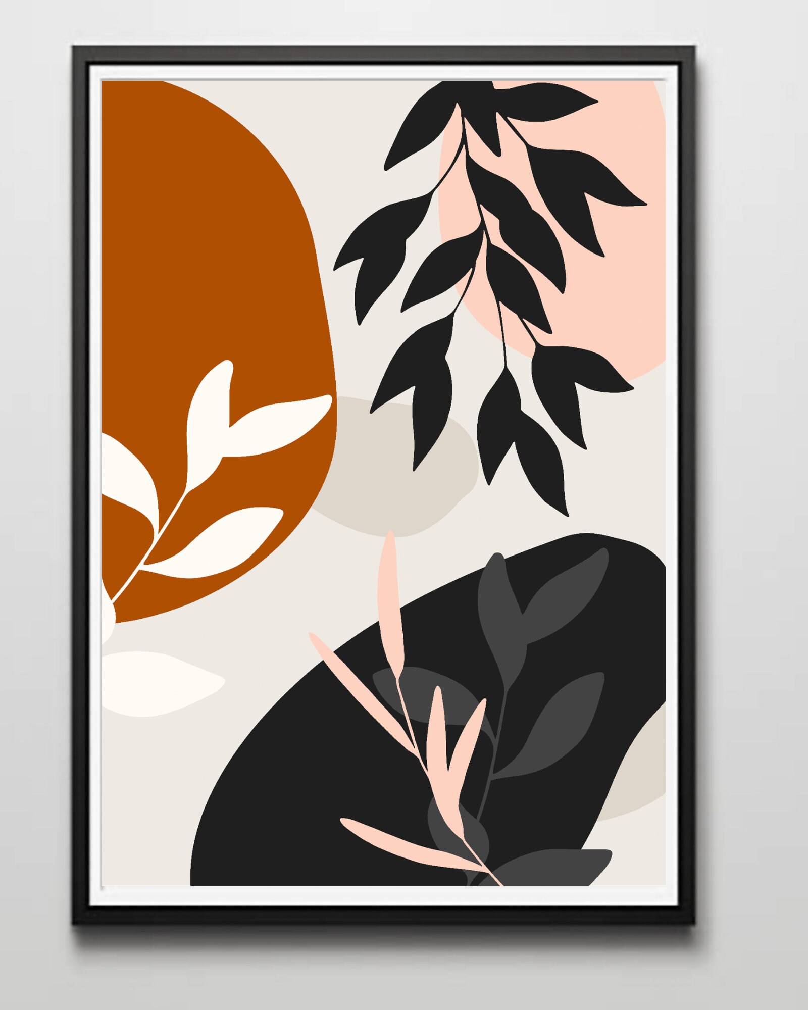 Leaf Wall Art Etsy