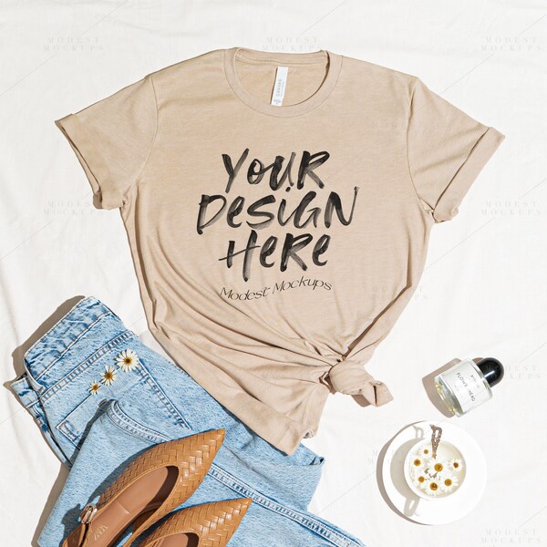 Heather Tan T Shirt - Etsy