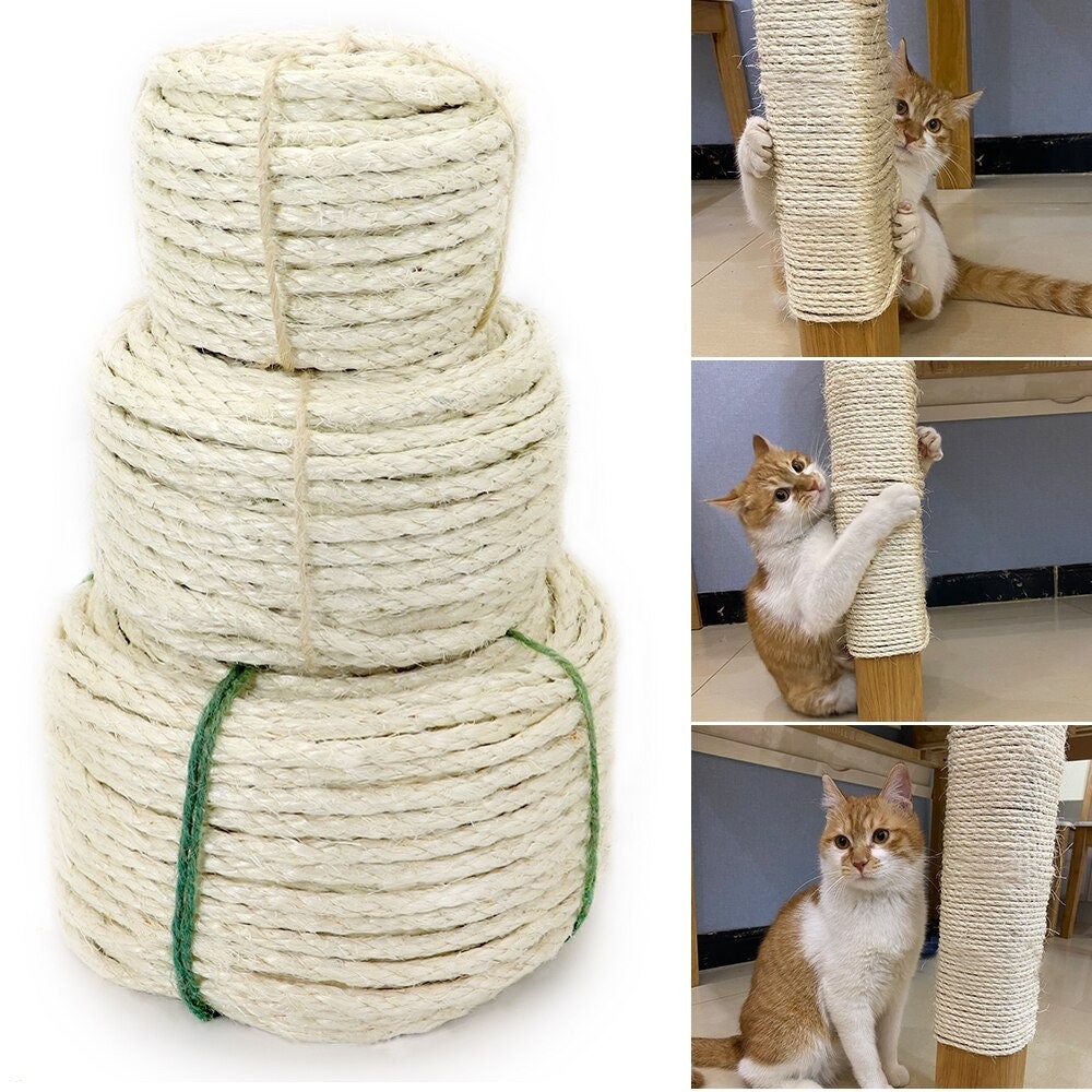 6/8mm Sisal Rope for Cat Tree Cat Scratcher Rope for Cat Etsy
