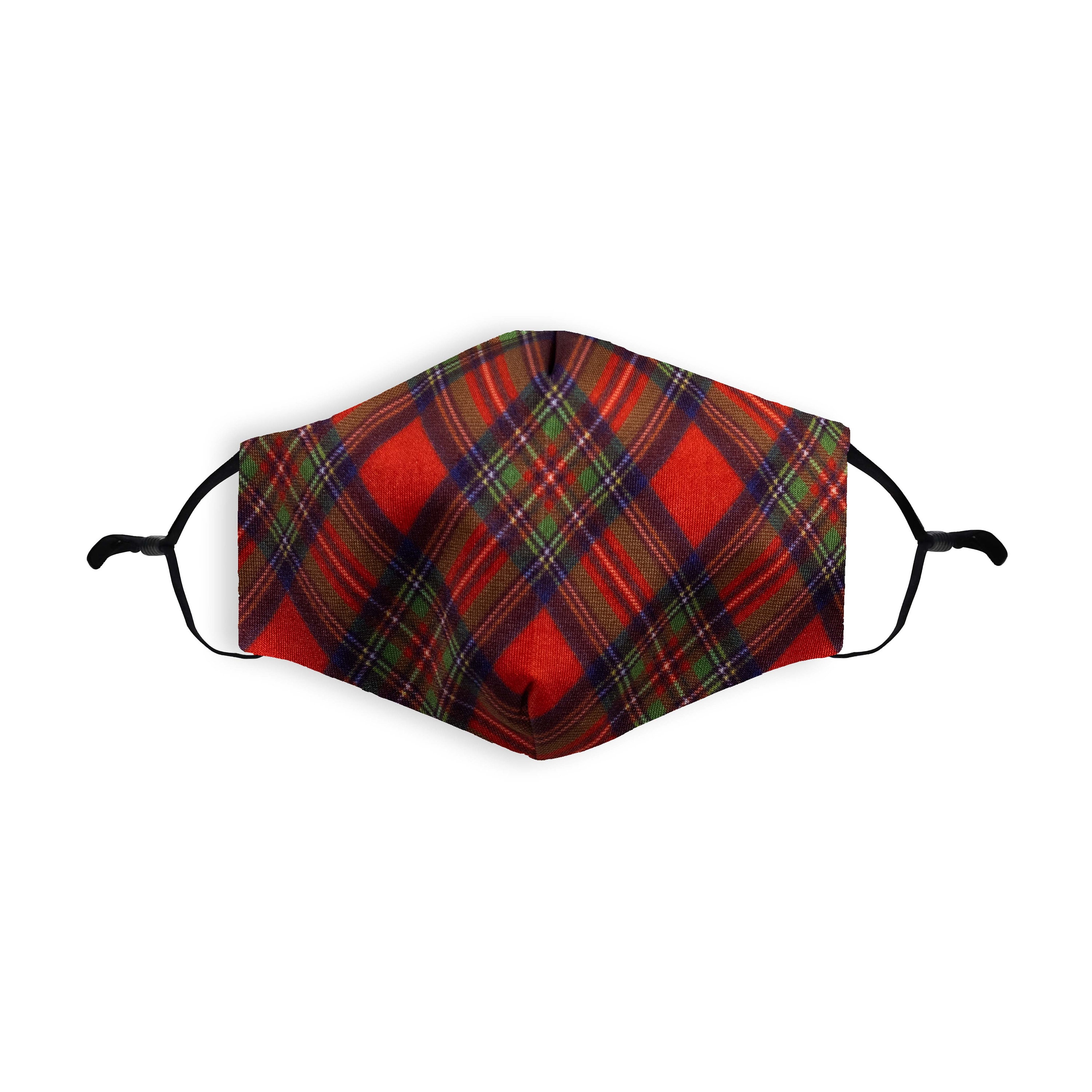 Glasgow Mask Company Tartan Print Face Mask Cover Etsy