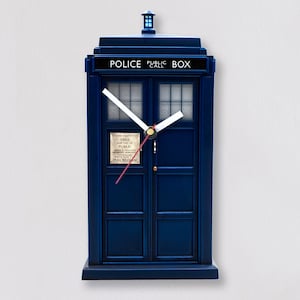 Tardis wall clock two sizes