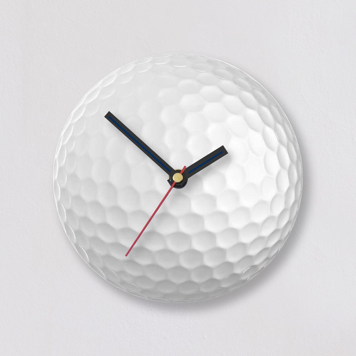 Golf Ball Clock With Desk Stand Comes in Box Etsy UK