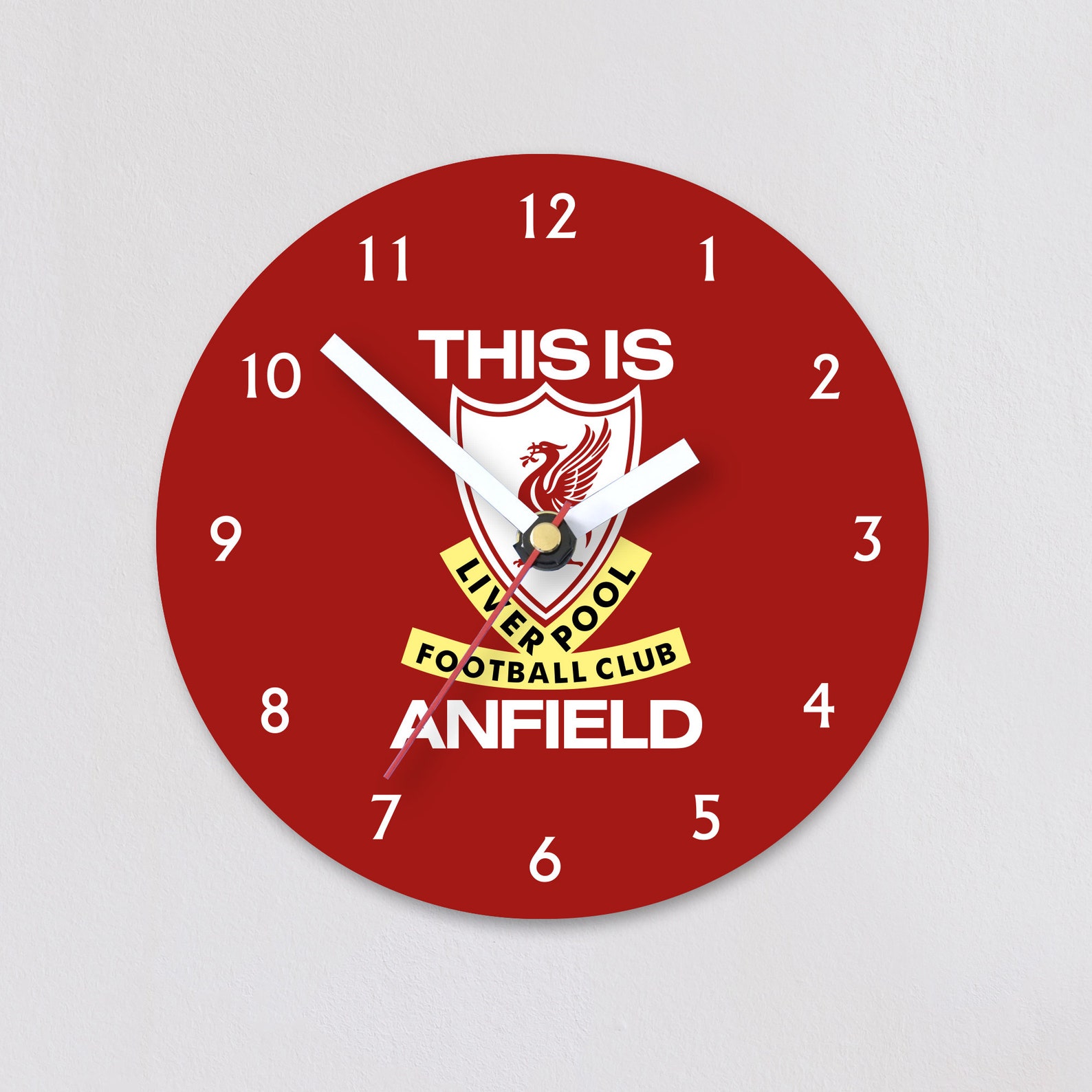 Liverpool FC Retro This is Anfield Clock with desk stand comes Etsy