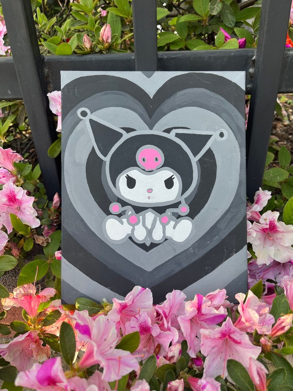 Kuromi Acrylic Painting | Etsy
