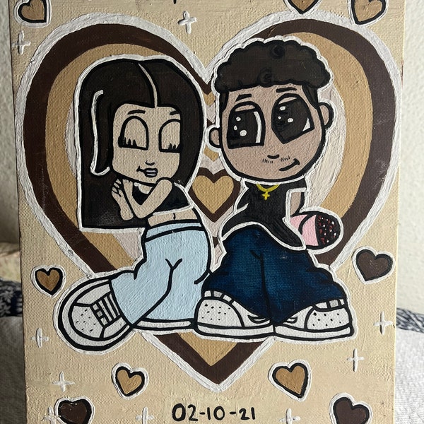 Chicano Couple Art Etsy