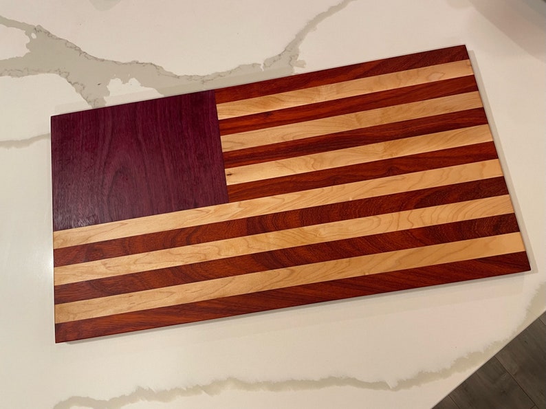 American Flag Cutting Board made to Order Etsy