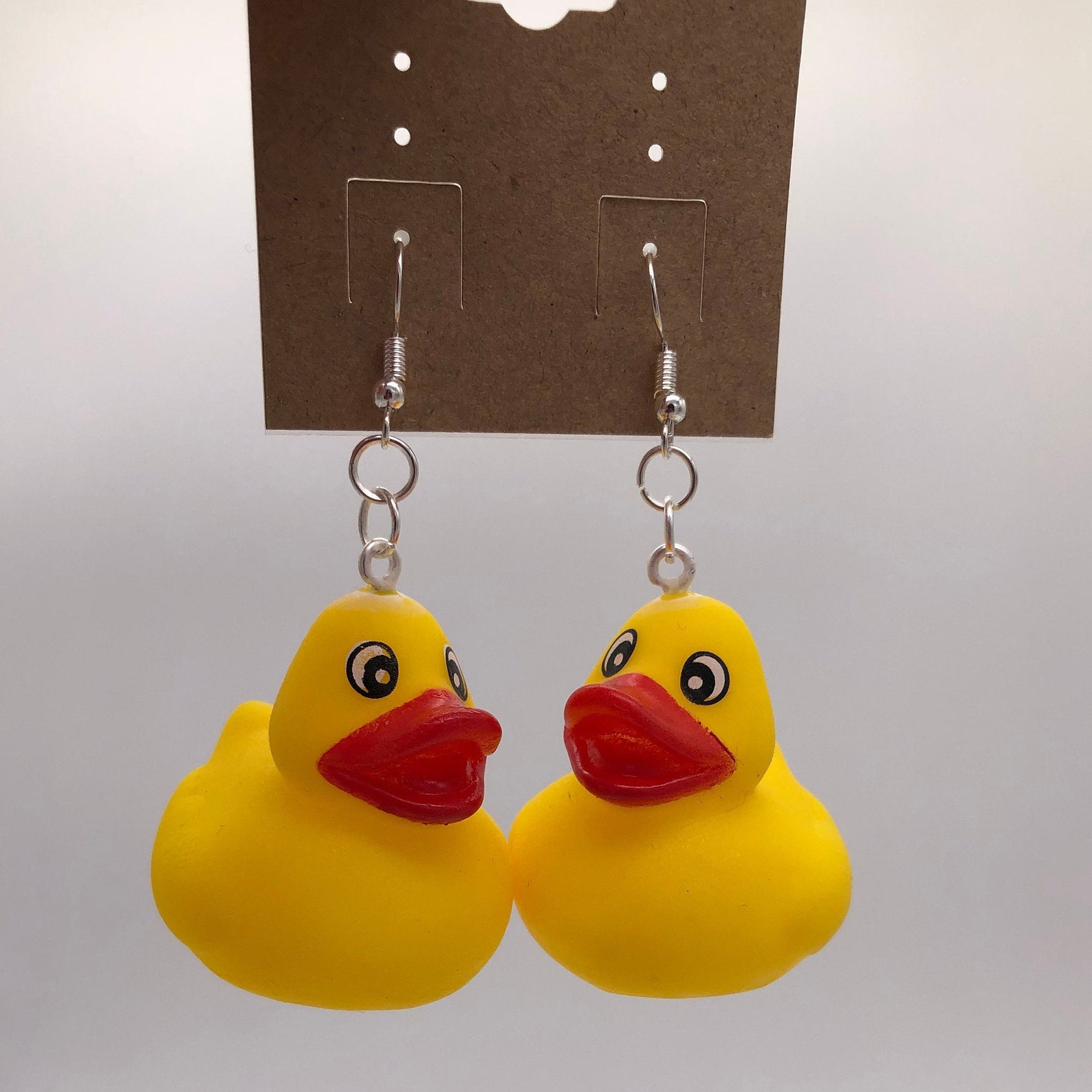 Rubber Duck Earrings Mini Rubber Duck Earrings Etsy UK