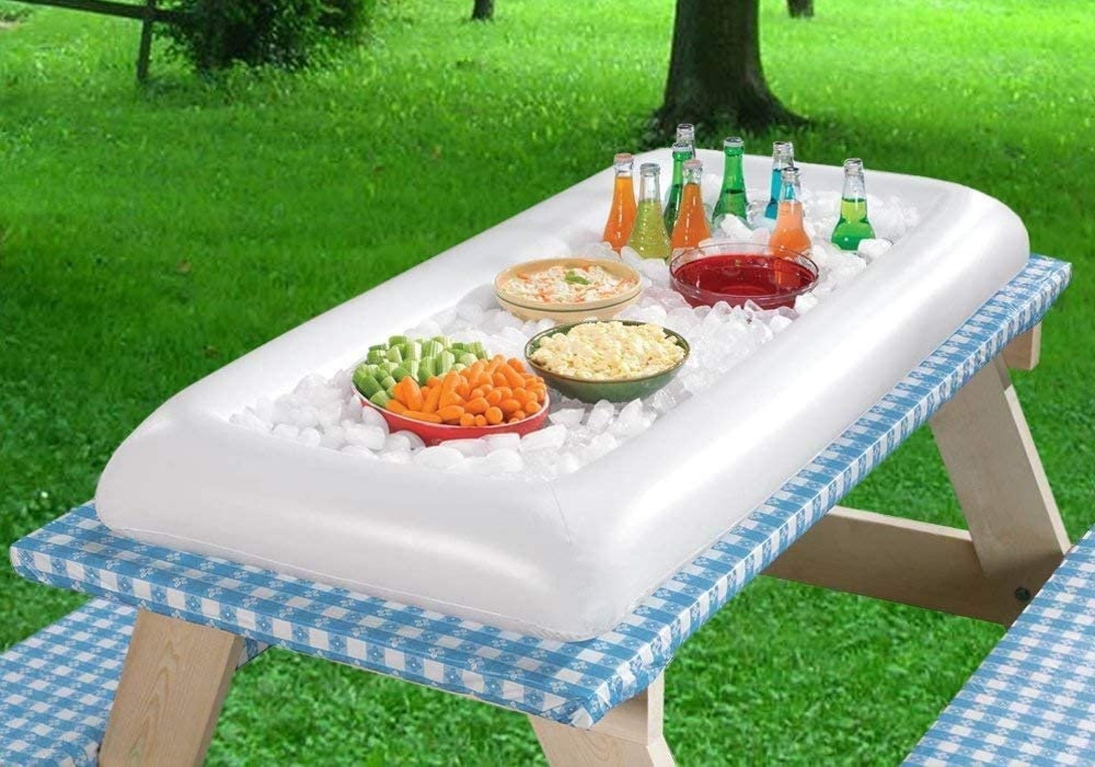 inflatable ice serving buffet bar
