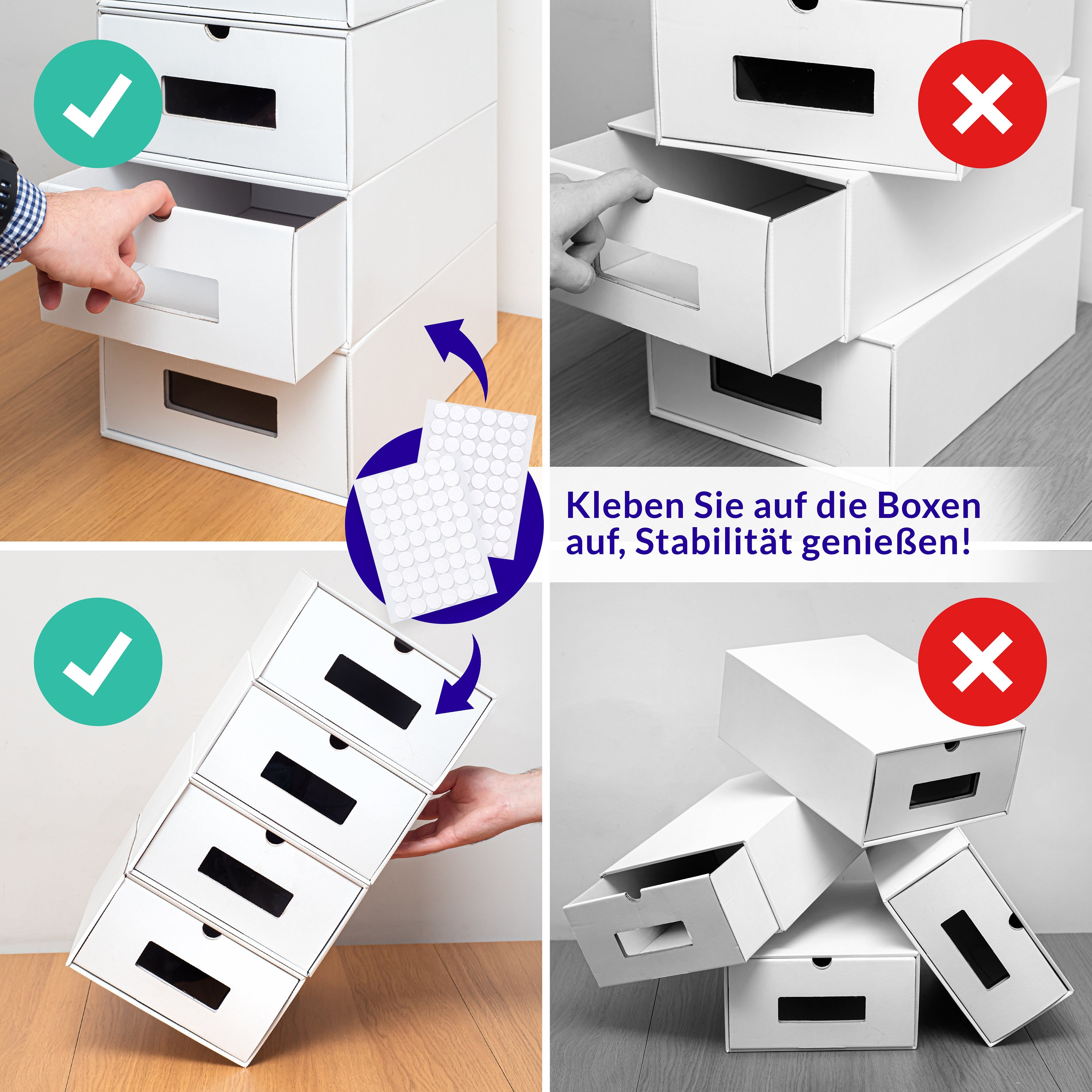 10er Set Aufbewahrungsbox Schuhkarton mit Sichtfenster | Etsy