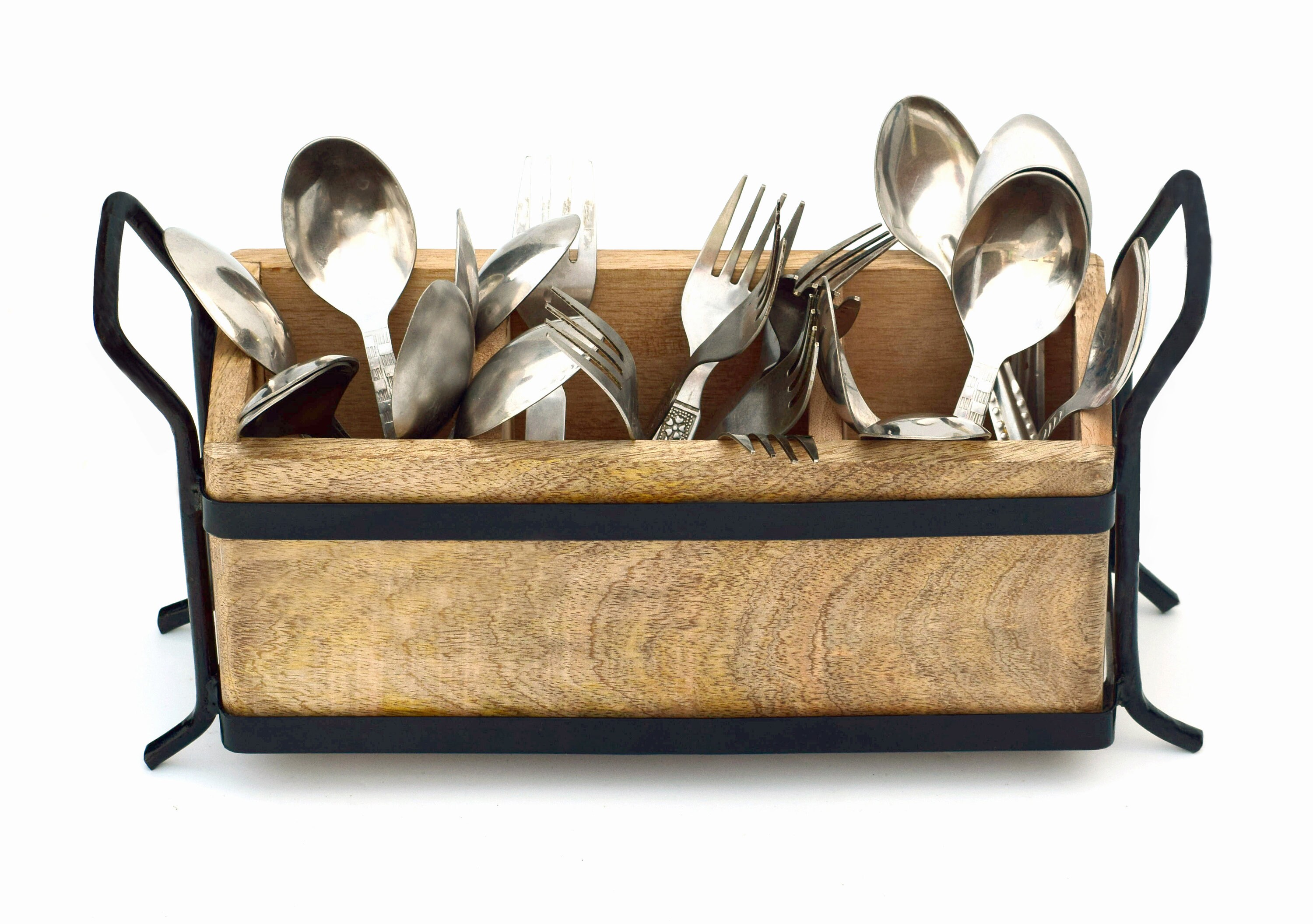 Handcrafted cutlery organizerwooden Knife and spoon Etsy