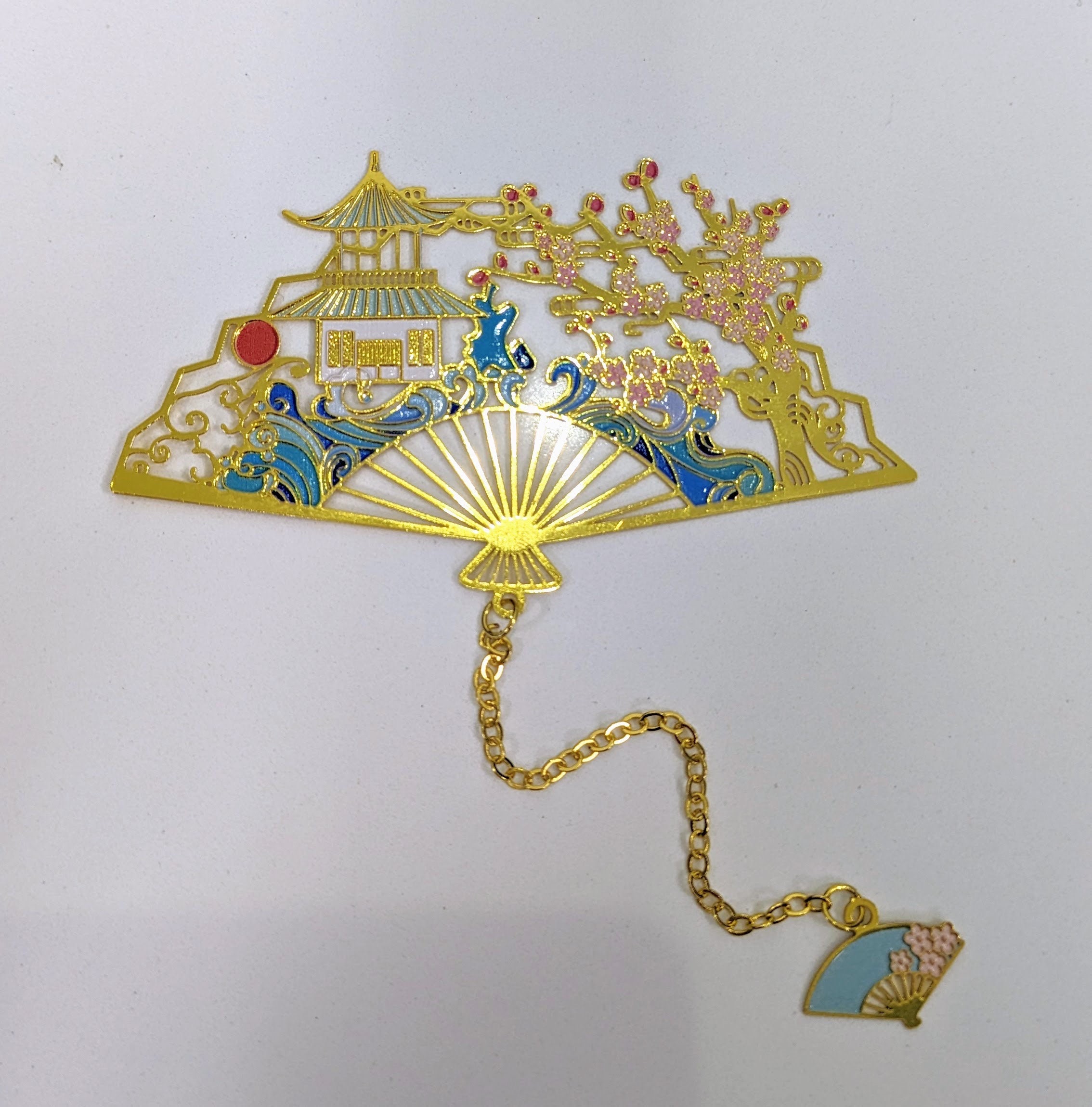 Japanese Metal Bookmark - Etsy